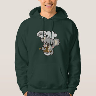 Niedlich Koala genießt Ramen Hoodie