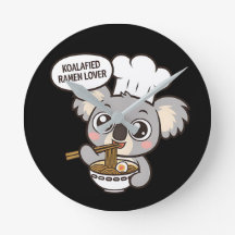 Niedlich Koala genießt Ramen