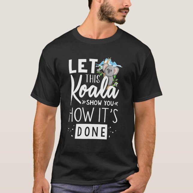 Niedlich Koala Graphics Women Men Kids Koala T-Shirt (Vorderseite)