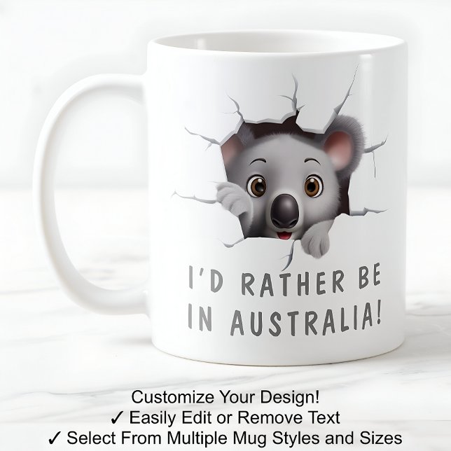 Niedlich Koala in einer Tasse! Neuheit für Koala L Kaffeetasse (Von Creator hochgeladen)