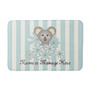 Niedlich Koala Kids Animal Cartoon Pastel Blauer S Badematte