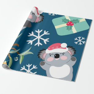 Niedlich Koala Weihnachten Geschenkpapier