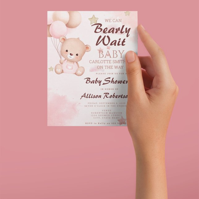 Niedlich können wir frühzeitig auf die Pink Girl B Einladung (Von Creator hochgeladen)