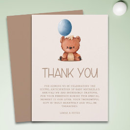 Niedlich können wir frühzeitig auf eine neutrale B Dankeskarte