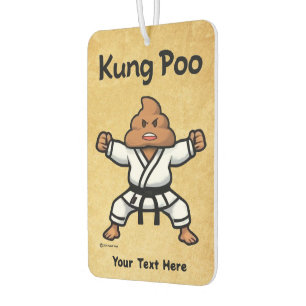 Niedlich Kung Poo Karate Autolufterfrischer