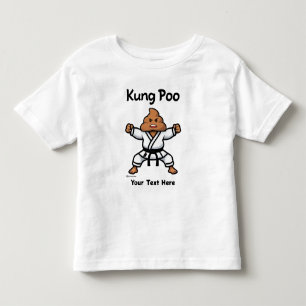 Niedlich Kung Poo Karate Kleinkind T-shirt