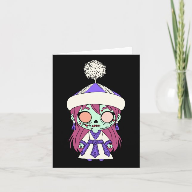 Niedlich Kyrgyz Zombie (Vorderseite)