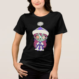 Niedlich Kyrgyz Zombie Tri-Blend Shirt