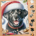 Niedlich Labrador Retriever Santa Dog Weihnachten<br><div class="desc">Suchen Sie nach einer lustigen und interessanten Aktivität, die Sie mit Ihrer Familie in dieser Ferienzeit teilen können? Schauen Sie sich nur unsere Puzzle-Kollektion mit spielerischen Labrador Retrievers an! Als Hundeliebhaber werden Sie die Vielfalt unserer Designs verehren, darunter niedliche und kuschelige Welpen, liebenswerte Gelb-, Schokolade- und Schwarze-Labradore, und sogar Szenen...</div>