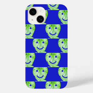 Niedlich lächelnde Blätter Case-Mate iPhone Fall 14 Hülle