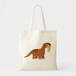 Niedlich Lächelnder Cartoon Thylacosmilus Bag Tragetasche