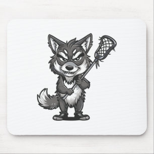 Niedlich Lacrosse Gray Wolf Mousepad