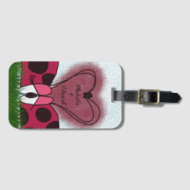 Niedlich Ladybug Couple Gepäckanhänger