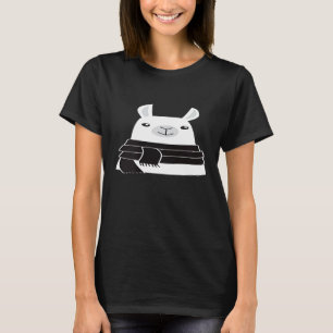 Niedlich Lamas Winter Weihnachten Alpaca T-Shirt