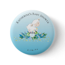 Niedlich Lamb Blue Floral Boy Baby