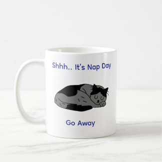 "Niedlich Lazy Cat Coffee Tasse - Nickerchen Day V