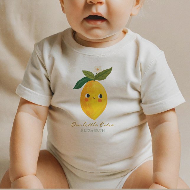 Niedlich Lemon Little Süsse Baby Baby T-shirt (Von Creator hochgeladen)