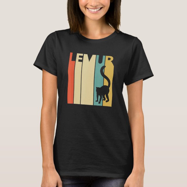 Niedlich Lemur Animal T-Shirt (Vorderseite)