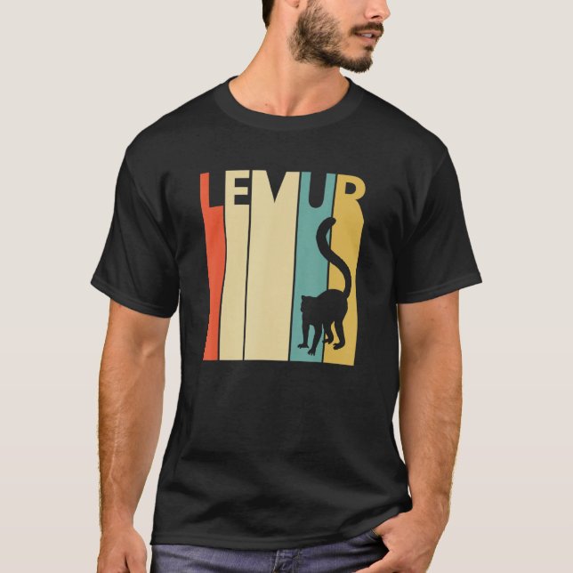 Niedlich Lemur Animal T-Shirt (Vorderseite)