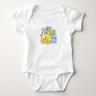 Niedlich Leopard Baby Strampler
