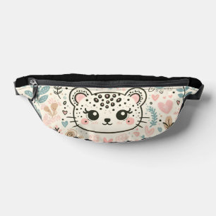 Niedlich Leopard Bauchtasche