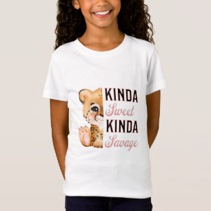 Niedlich Leopard Familie Matching Funny Girly T-Shirt