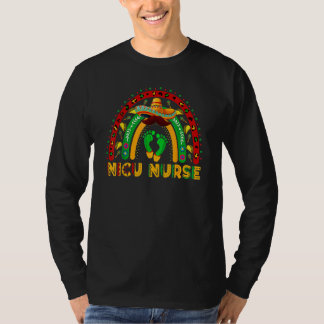 Niedlich Leopard Rainbow Cactus Nicu Nurse Cinco D T-Shirt