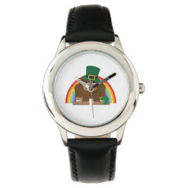 Niedlich Leprechaun Bigfoot Armbanduhr