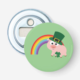 Niedlich Leprechaun Pig Flaschenöffner