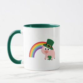 Niedlich Leprechaun Pig Tasse