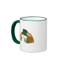 Niedlich Leprechaun Snail
