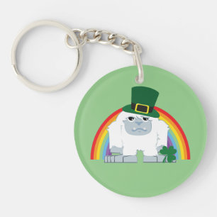 Niedlich Leprechaun Yeti Schlüsselanhänger