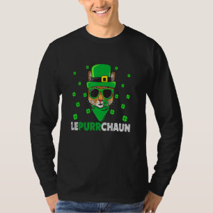 Niedlich Lepurrchaun Leprechaun Cat Lover Saint Pa T-Shirt