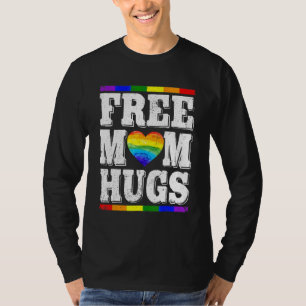 Niedlich Lgbt Gay Pride Monat Rainbow Freie Mama H T-Shirt