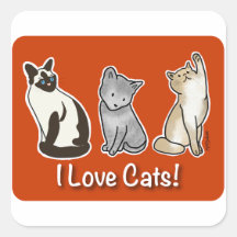 Niedlich Liebe Katzen!