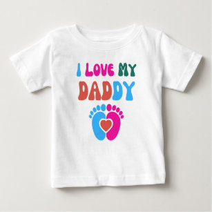 Niedlich Liebe meines Vaters Baby T-shirt
