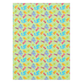 Niedlich Light Pastel Green Baby Dinosaur Geburtst Tischdecke