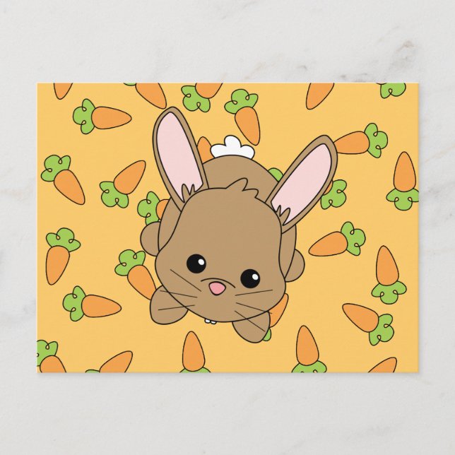 Niedlich Lil' Bunny Postkarte (Vorderseite)
