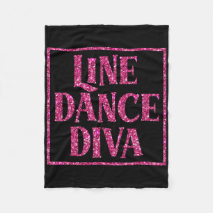 Niedlich Line Dance Diva Shirt für Line Tänzer Ges Fleecedecke