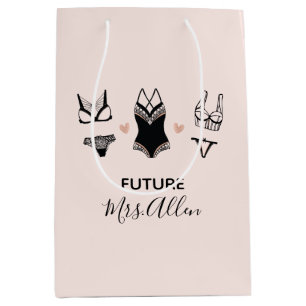 Niedlich Lingerie Brautparty Geschenktasche Mittlere Geschenktüte