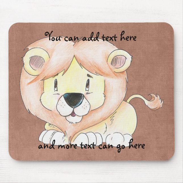 Niedlich Lion Mousepad (Vorne)