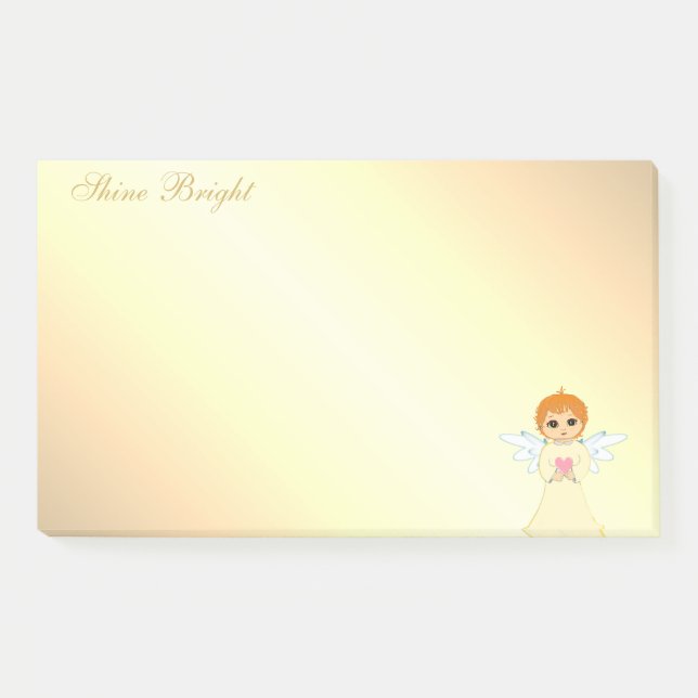 Niedlich Little Angel Post-it Klebezettel (Vorderseite)