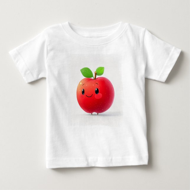 Niedlich Little Apple Baby T-shirt (Vorderseite)
