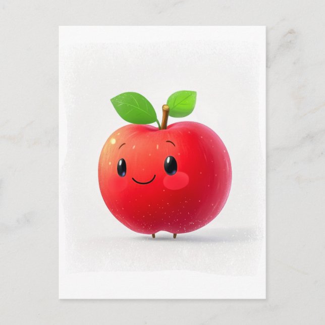 Niedlich Little Apple Postkarte (Vorderseite)