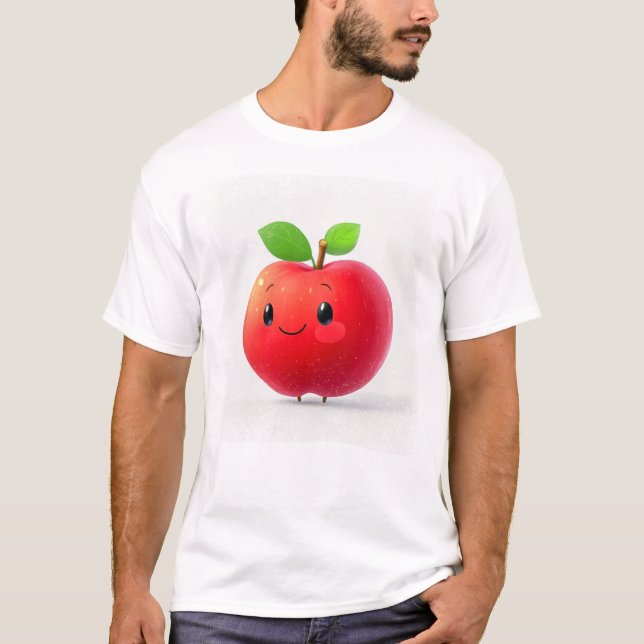 Niedlich Little Apple T-Shirt (Vorderseite)
