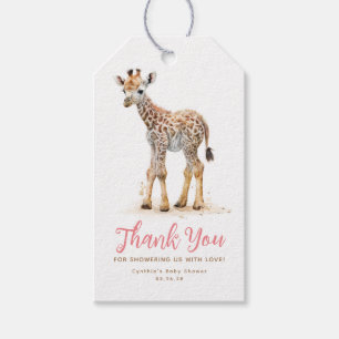 Niedlich Little Baby Giraffe Vielen Dank Geschenkanhänger