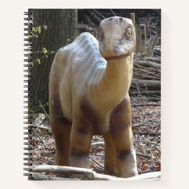 Niedlich Little Beige Dinosaur-Notebook Notizbuch (Vorderseite)