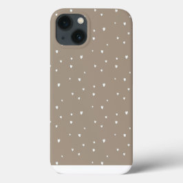 Niedlich Little Beige / Khaki Hearts Case-Mate iPhone Hülle
