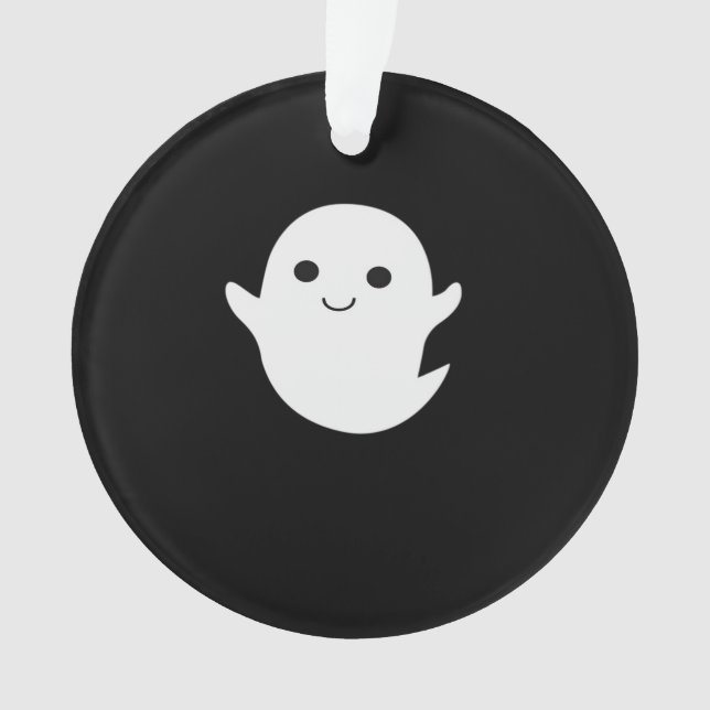 Niedlich Little Boo Angepasst Ornament (Vorderseite)