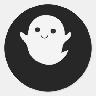 Niedlich Little Boo Angepasst Runder Aufkleber